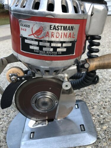 Eastman Cardinal 548 Round Knife Cutting Machine 5 1/4 Industrial Fabric Cutter