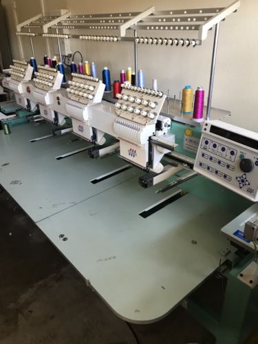 Tajima Commercial 4 head Embroidery Machine - TMFXII-C1204 T-shirt Maker Fabric