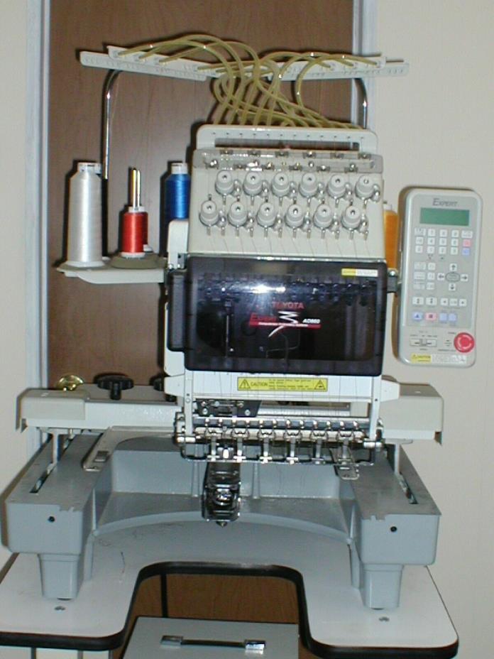 Toyota Expert AD860 12 Needle Commercial Embroidery Machine