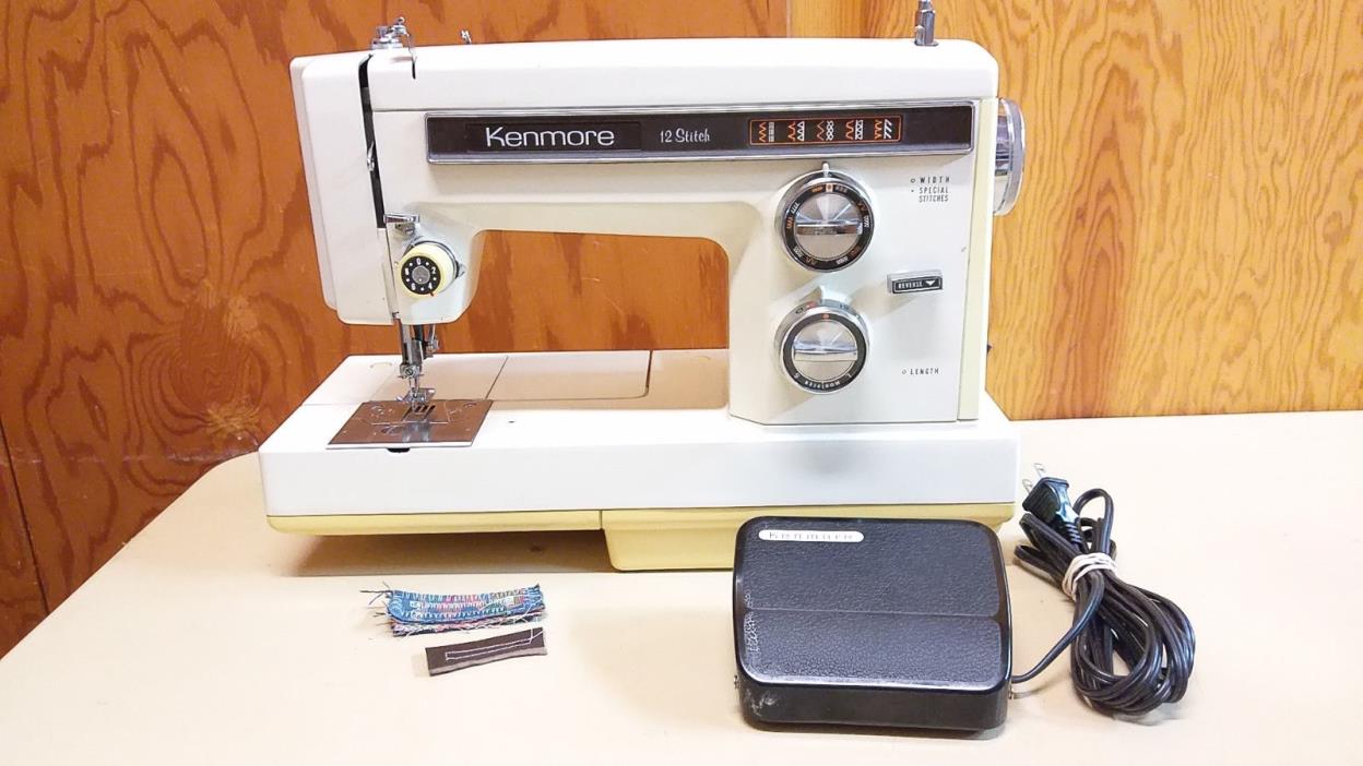 Kenmore 1680 Heavy-duty Sewing Machine Leather Upholstery Denim