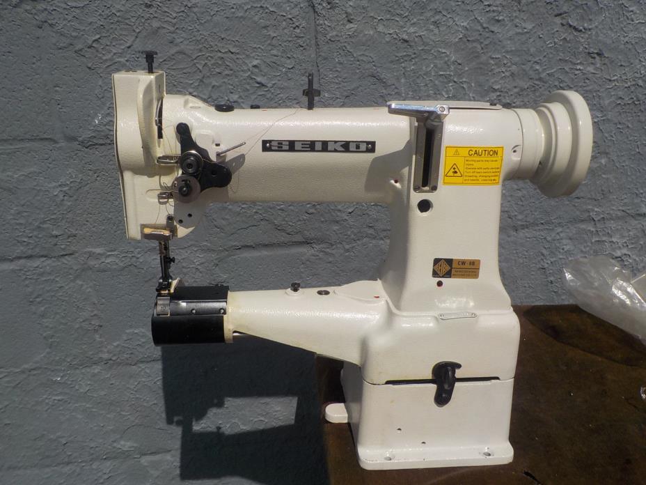 Industrial Sewing Machine Model Seiko CW-8B- Walking foot ,cylinder- Leather