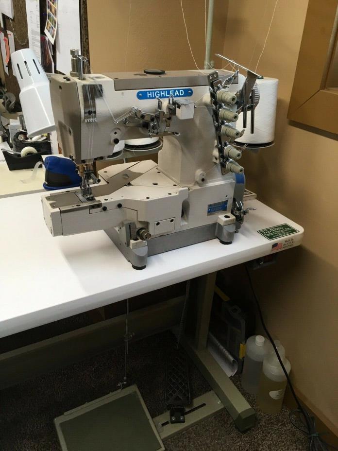 Highlead GK600-4 high speed 3 needle interlock chain stitcher