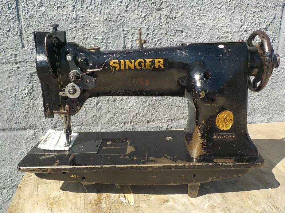 Industrial Sewing Machine Model Singer 111 W walking foot- Light Leather
