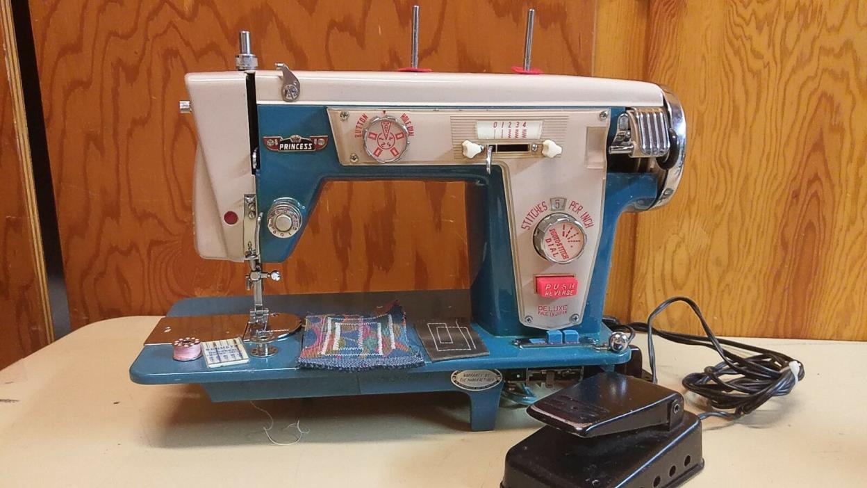 Morse Princess Sewing Machine Heavy Duty Leather Upholstery Denim Serviced