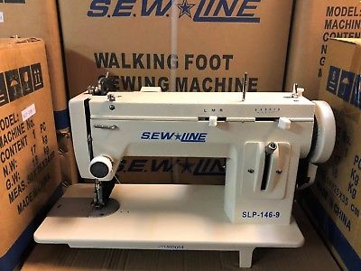 SEWLINE NEW SL146-9 PORTABLE 9 INCH BED  WALKING FOOT ZIG ZAG   SEWING MACHINE
