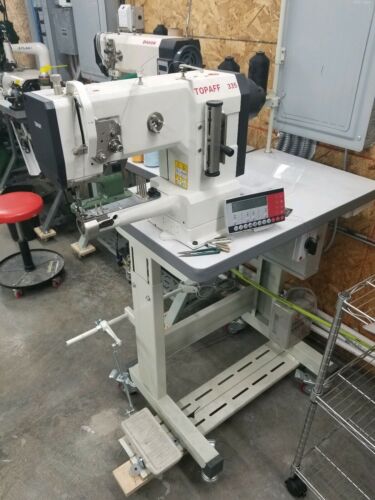 Cylinder bed walking foot sewing machine automatic thread cutter digital motor