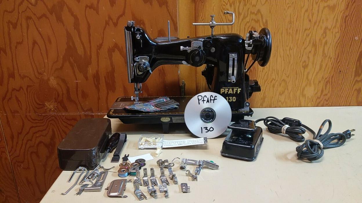 Pfaff Sewing Machine 130 Heavy Duty Leather Upholstery Denim Serviced