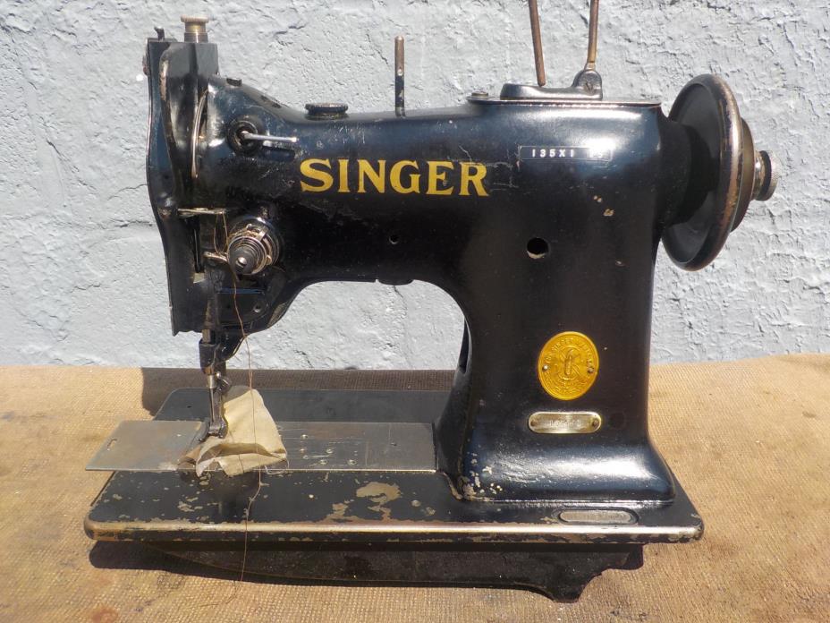 Industrial Sewing Machine Model Singer 108W1 single walking foot- Light Leather