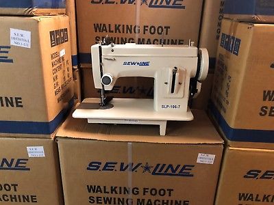 SEWLINE SLP-106-7 NEW PORTABLE WALKING FOOT REVERSE INDUSTRIAL SEWING MACHINE