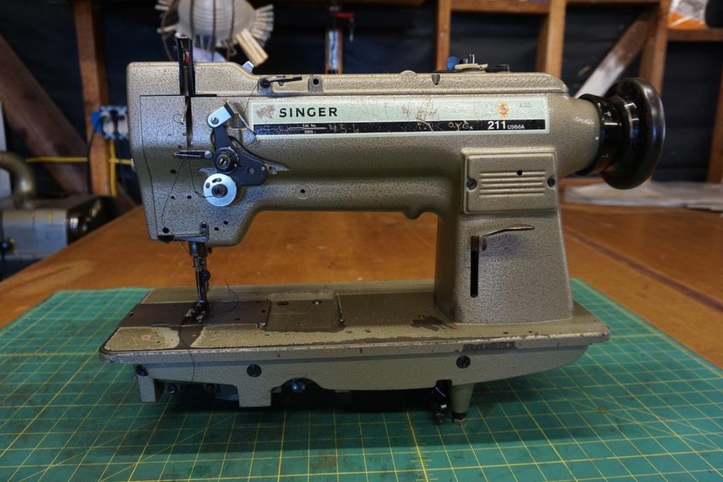 Singer 211U566A Industrial Walking Foot Sewing Machine(Head Only)(U Bobbin)