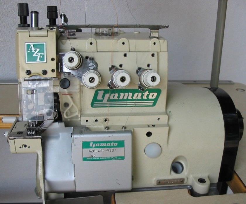 YAMATO AZF8420 Top Feed Small Cylinder Serger Overlock Industrial Sewing Machine