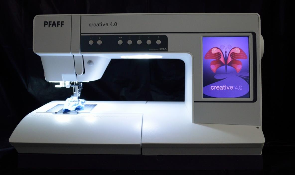 Pfaff Creative 4.0 Computerized Sewing & Embroidery Machine with IDT Open Box