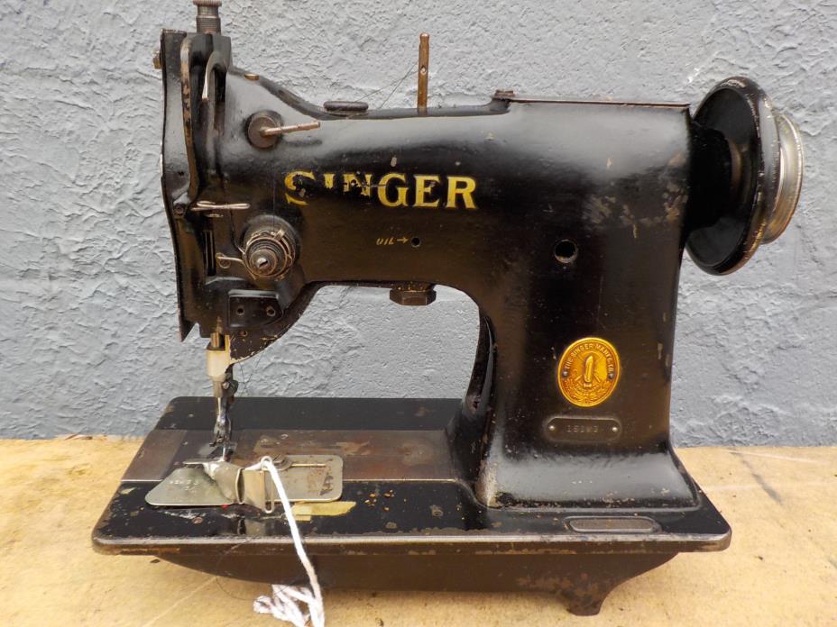 Industrial Sewing Machine Model Singer 151W3 single walking foot- Light Leather