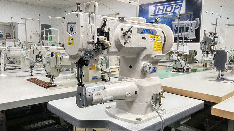 THOR GC1341 Cylinder Arm Walking Foot Sewing Machine for Leather - New w/ Servo