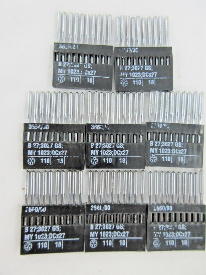 New Sewing Machine Needles B27;3027 1023;DCx27 Commercial Package
