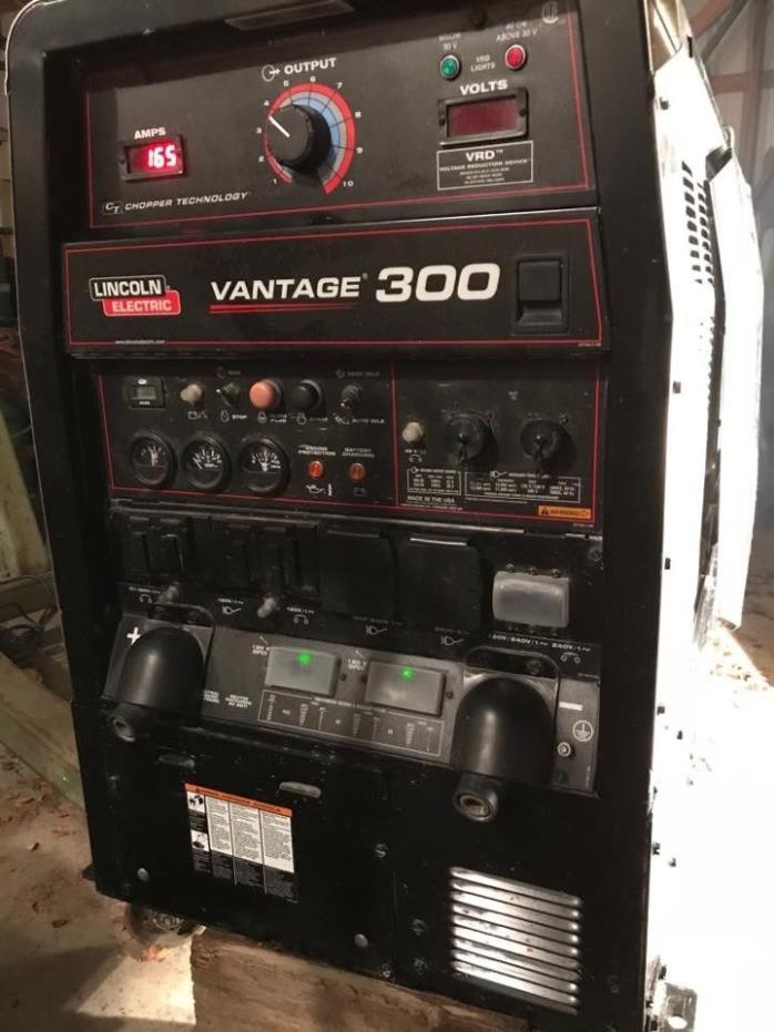 2018   Lincoln Vantage 300,    generator- welding machine   282 hours
