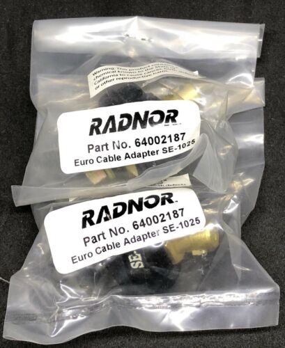 Radnor SE-1025 Dinse Euro Welding Machine Panel Plug For 6 - 2 Cable (2 PCS)