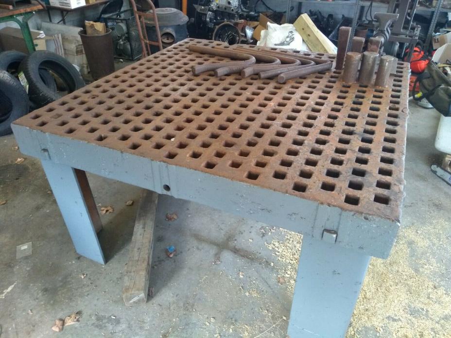 welding platen 5x5 foot,  5