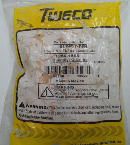 Package of 2x Tweco EL24CT-75H Threaded Nozzle