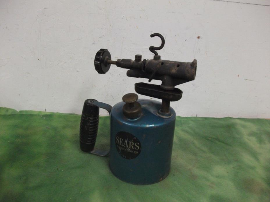 Vintage   Plummers  Torch  Made  Sears  Roebuck  &  Co.   Lot # MD.