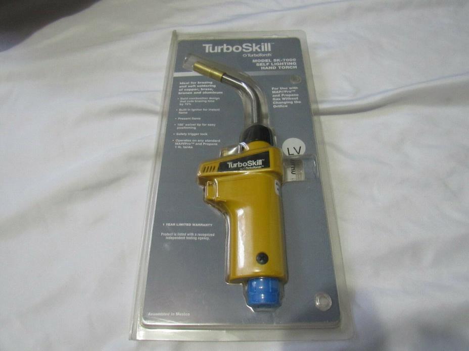 TurboTorch SK-7000 Self Lighting Hand Torch MAP//PRO PROPANE GAS- New Sealed