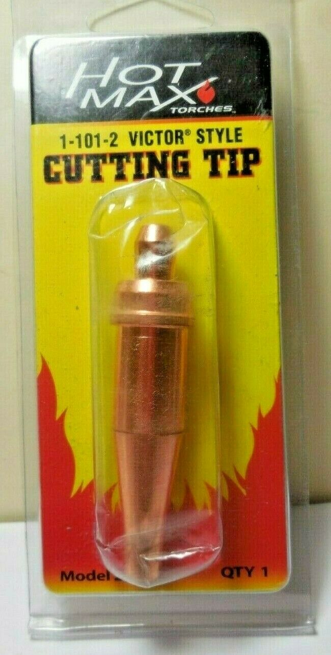 HOT MAX 22064/1-101-2  HEAVY, VICTOR STYLE GAS CUTTING TIPS FOR OXY-ACETYLENE