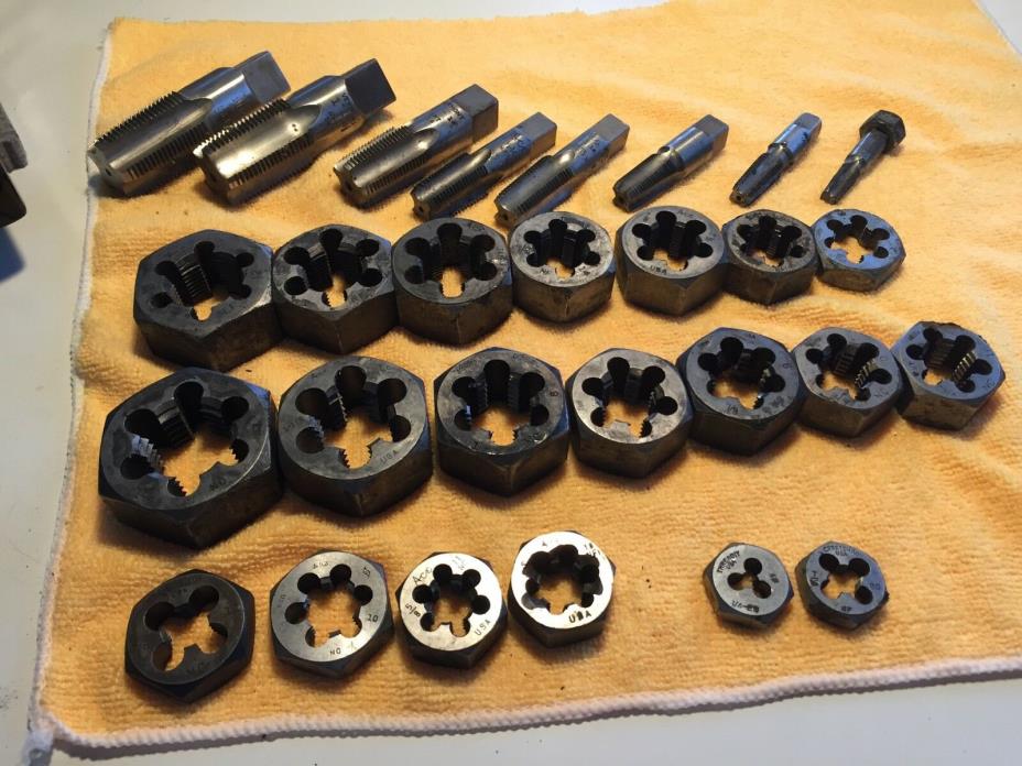 Die Nut and Pipe taps Assortment