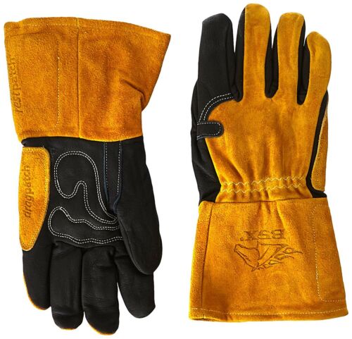 Black Stallion BSX BM88 Premium Pigskin & Cowhide MIG Welding Glove, Medium
