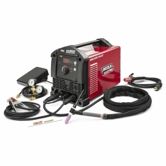 Lincoln Square Wave TIG 200 TIG Welder K5126-1 NEW!  FREE PRO HELMET