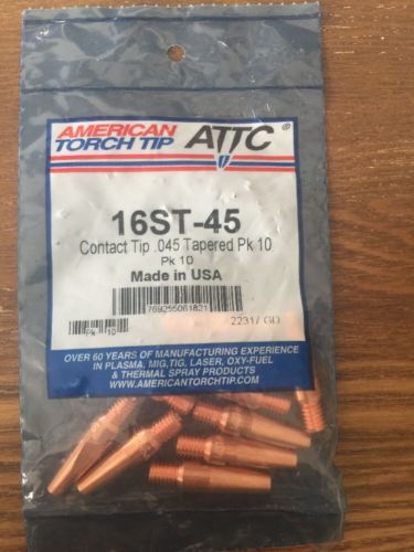 American Contact Tip 16ST-45 .045 Tapered pk 10         (F)