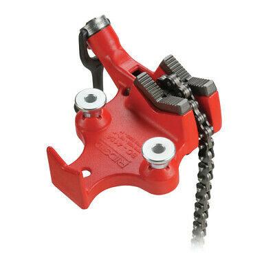 Ridgid 40195 4 in. Top Screw Bench Chain Vise with Cast Iron Base New
