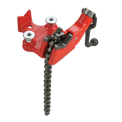 Ridgid 40185 2-1/2 in. Top Screw Bench Chain Vise w/ Handy Pipe & Bender New