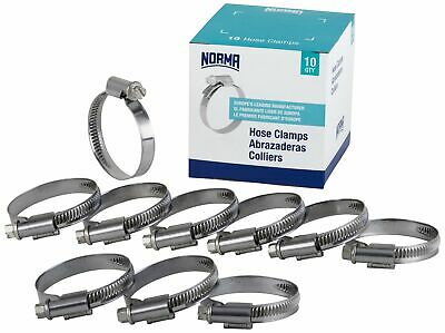 NORMA 01266704041-000-0539 Hose Clamps 32 mm-50 mm x 9 mm W4 Pack of 10