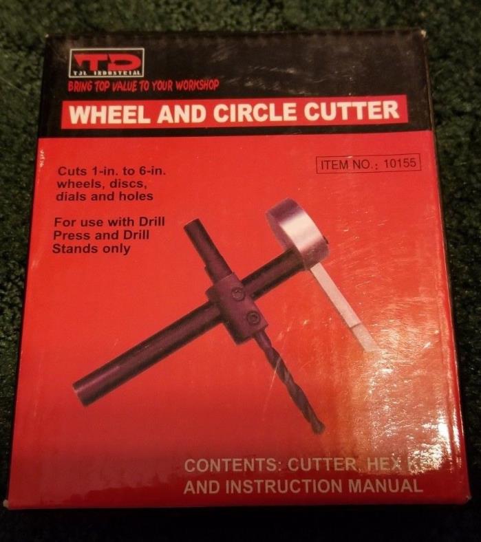 NIB TJL Wheel & Circle Cutter,Cuts 1-6