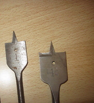 Two Spade Tip Drill Bits