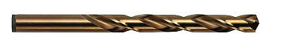 Cobalt High Speed Steel Fractional Straight Shank Jobber Length Drill Bit,9/64
