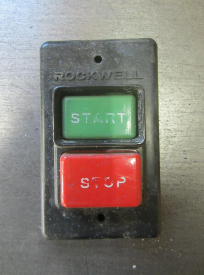 Vintage Rockwell Start Stop Switch -- Band Saw, Scroll Saw, Sander, Drill
