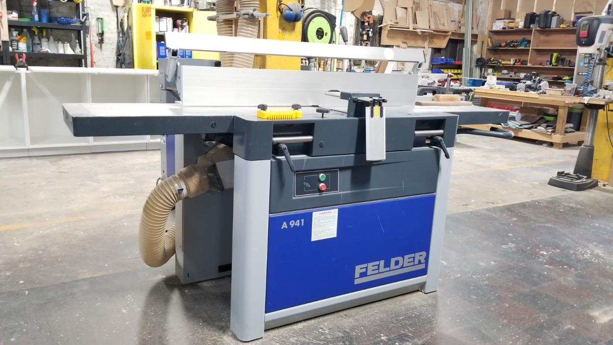 FELDER JOINTER A941 3Phase Used In Great Condition.