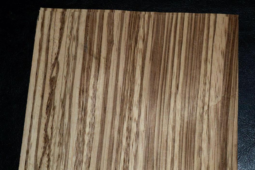 Zebrano Wood Veneer Sheets 6 x 32 inches 1/42nd thick                 MAR8636-26