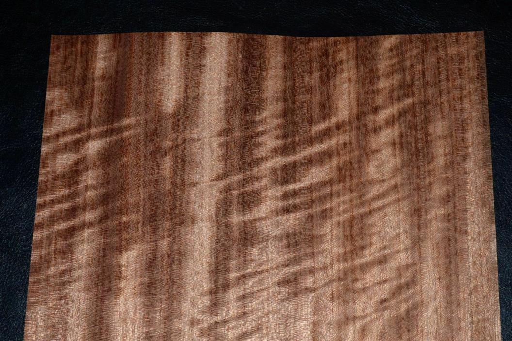 Etimoe Wood Veneer 6 Sheets at 8.5 x 27 inches 1/42nd                   F8636-16