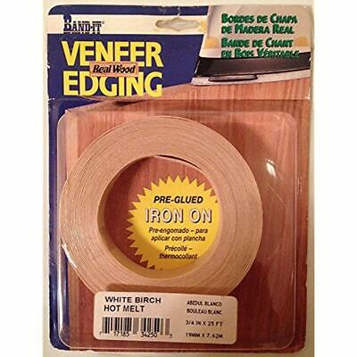 Band-It 34250 Real Wood Veneer Iron-on Edgebanding, 3/4