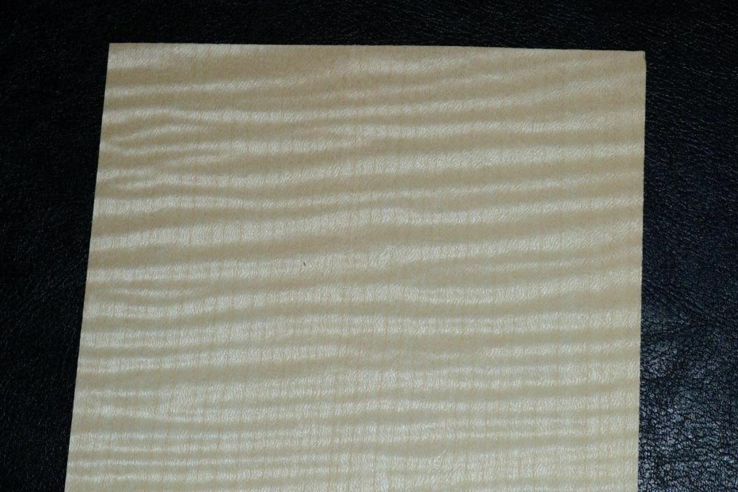 Curly Maple Wood Veneer Sheets 4.5 x 42 inches 1/42nd                   F8636-48