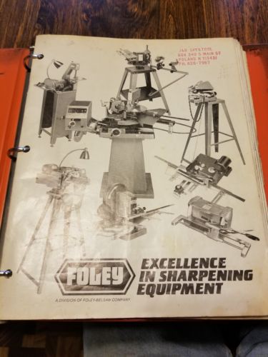 14 Vintage Foley-Belsaw Owners Manual Collection Saw Chainsaw