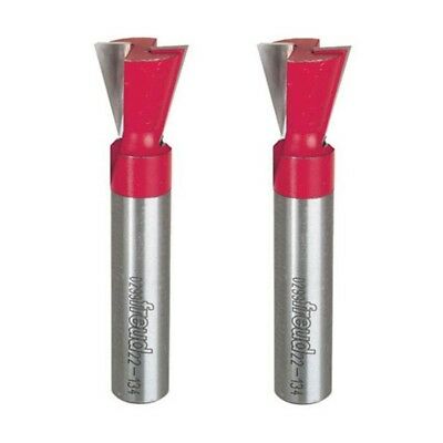 Freud 22-134 3/4-In Diameter 14 Degree Dovetail 1/2-In Shank Router Bit, 2-Pack