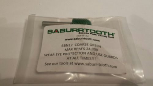 Saburr-tooth bit 6bn12 coarse green