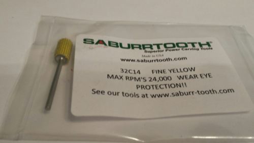 Saburr-tooth bit 32c14 fine yellow