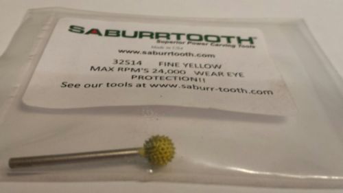 Saburr-tooth bit 32s14 fine yellow