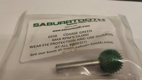 Saburr-tooth bit 6s58 coarse green