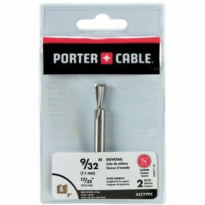 Joinery Bits Porter Cable 43777PC 9/32-Inch Degree High Speed Steel Dovetail