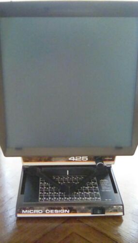 Vintage Micro Design Corporation Microfiche Reader Viewer  FREE SHIPPING